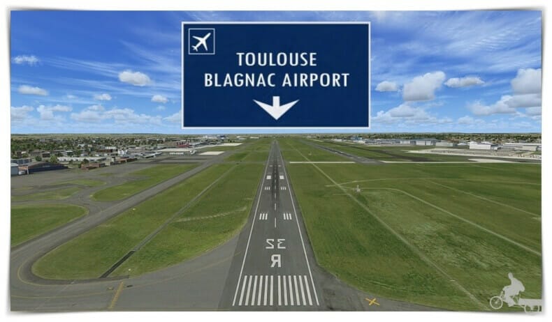 cómo llegar del aeropuerto de Toulouse al centro