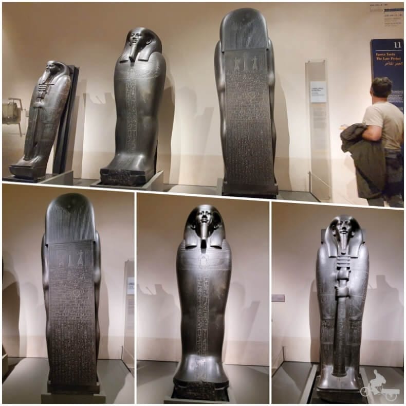 sarcófagos egipcios de piedra negra
