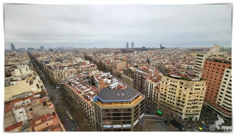 vistas Barcelona desde el Unlimited