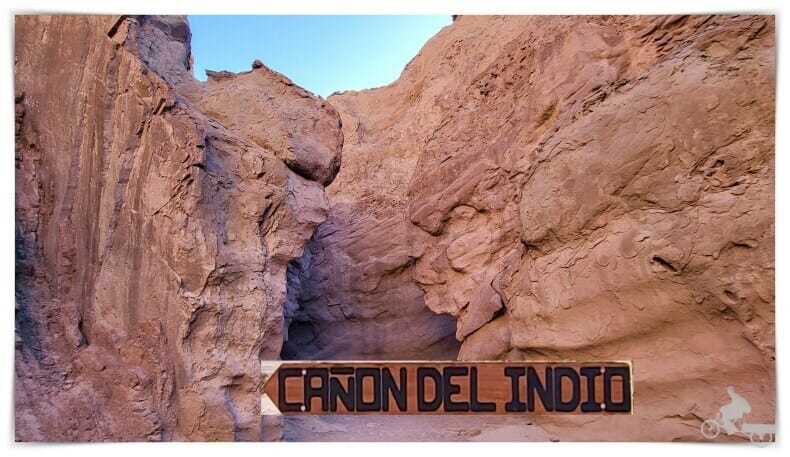 cañón del Indio en Argentina