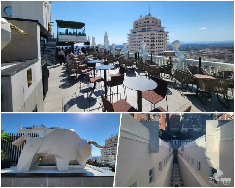 terraza hotel Riu Plaza España