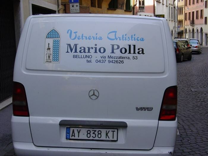furgoneta de Mario Polla