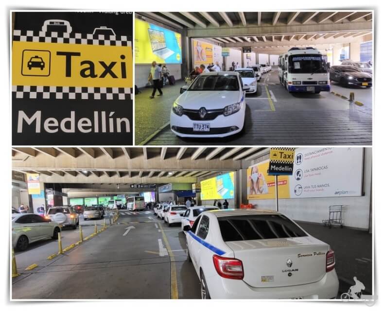 taxi aeropuerto de Medellín