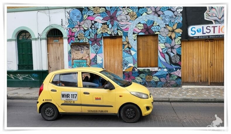 Taxis transporte en Bogotá