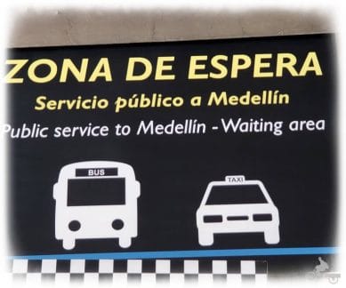 transporte del aeropuerto de Medellín