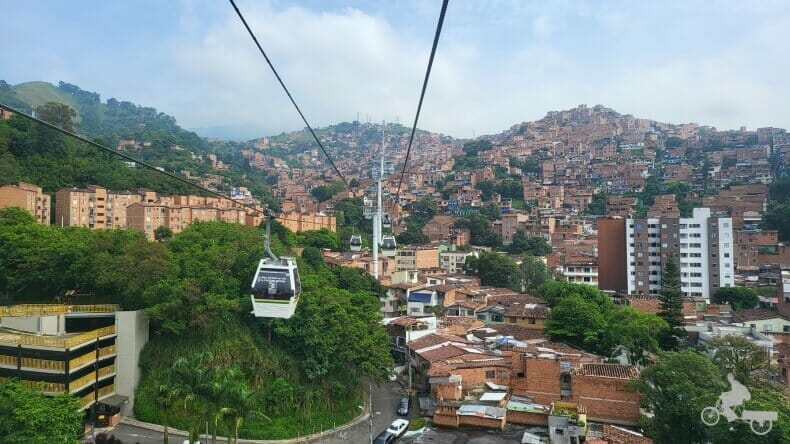metro cable de San Javier de Medellín