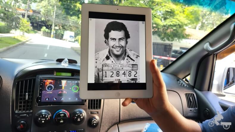 Pablo Escobar foto preso