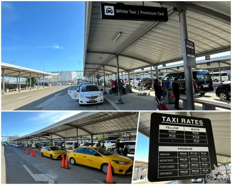 taxis para ir del aeropuerto de Cebú al centro
