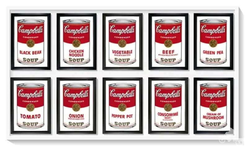 Latas de sopa Campbell Andy Warhol