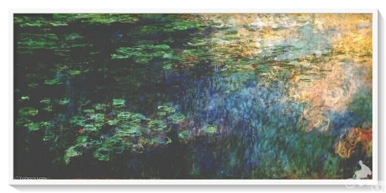 Reflexiones de nubes en el estanque de los nenúfares Claude Monet