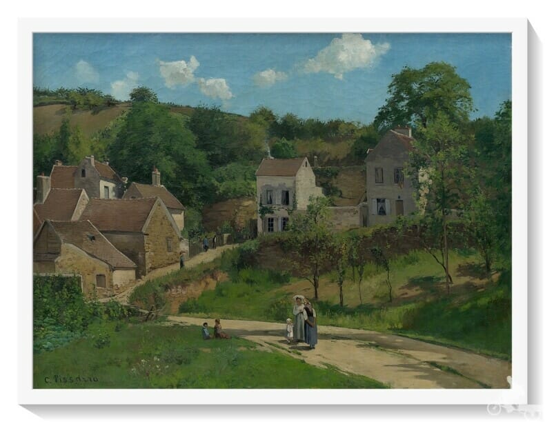 The Hermitage at Pontoise - Pissarro