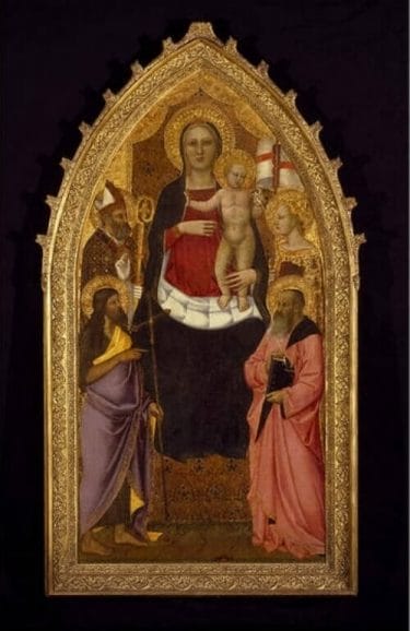 Virgen y Niño entronizados con los santos Zenobio, Juan el Bautista, Reparata y Juan el Evangelista