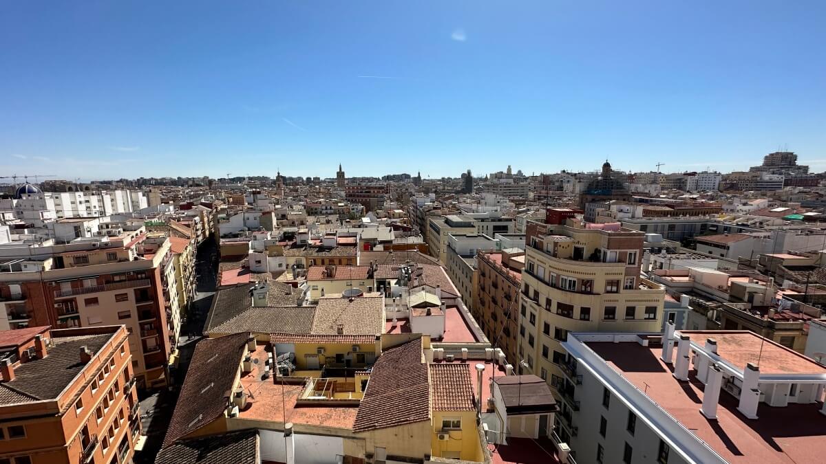 vistas de Valencia desde las Torres de Quart