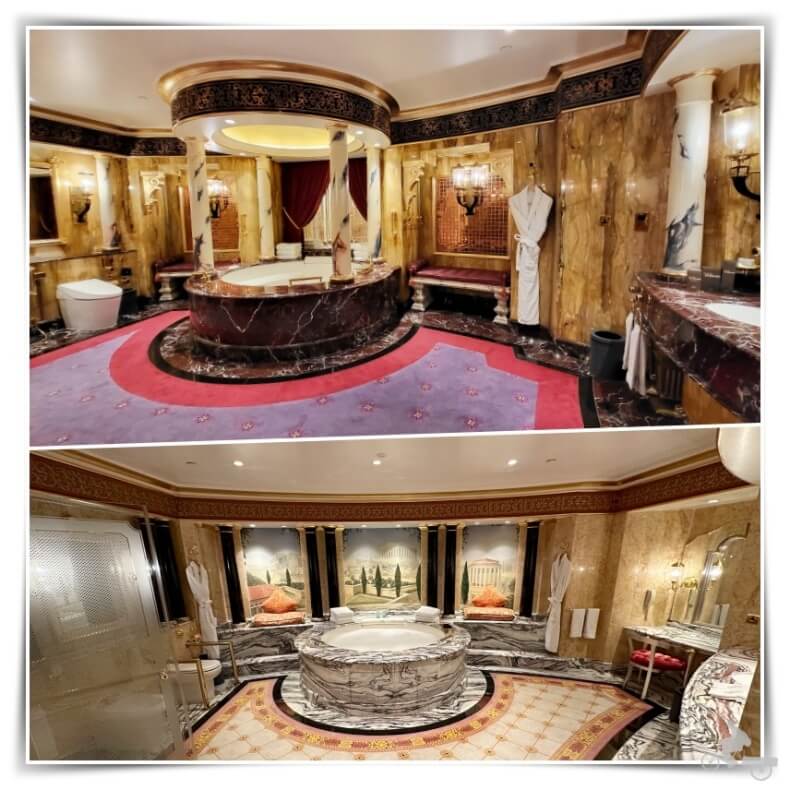 Baño de la Royal Suite del Burj Al Arab