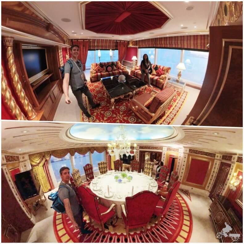 habitación Royal Suite del Burj Al Arab
