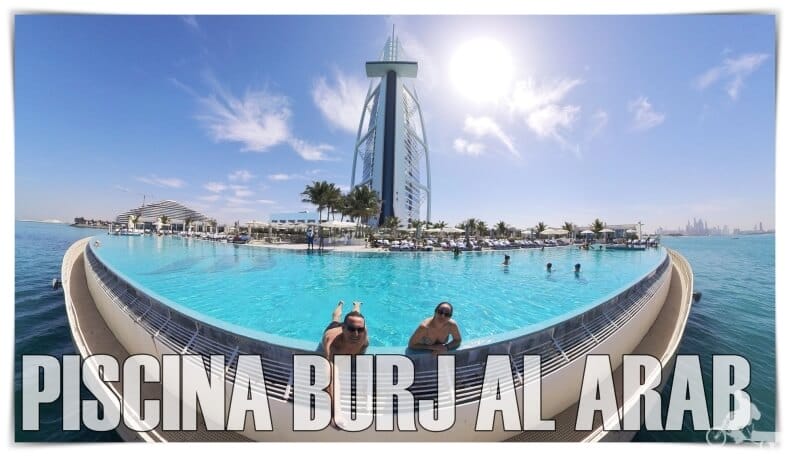 Piscina Burj al Arab infinity pool en Dubai