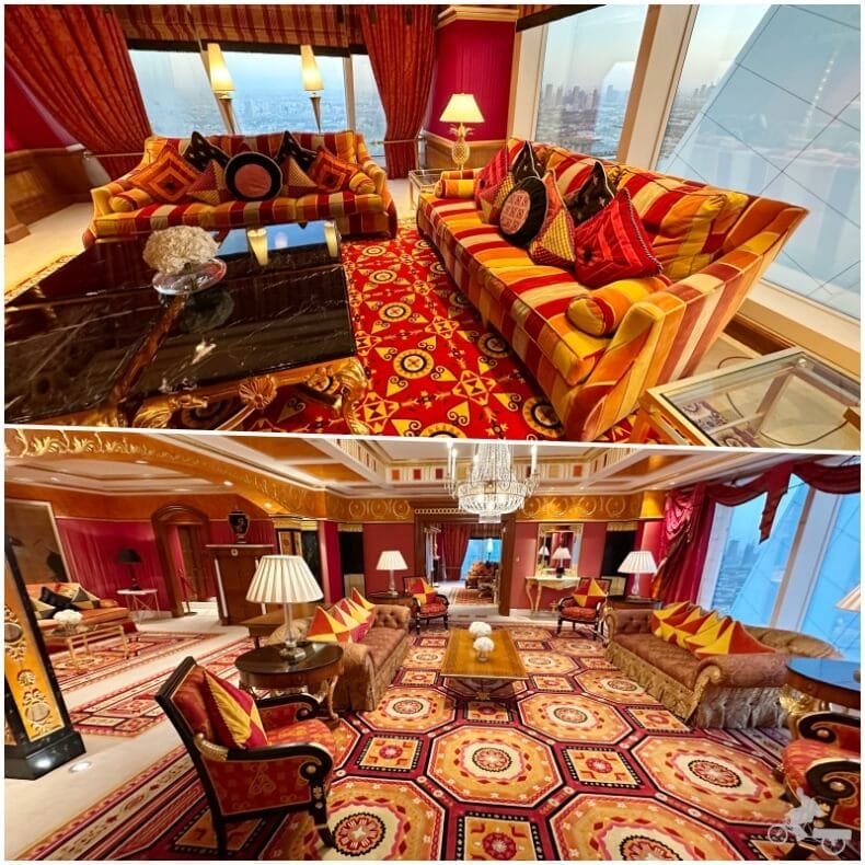 habitación del hotel mejor del mundo en Dubai