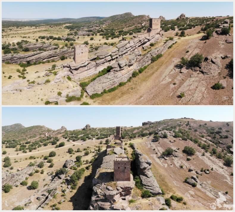 drone castillo de Zafra