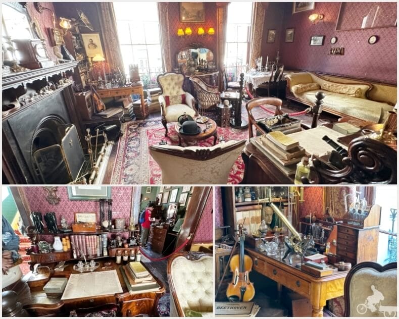 sala de estar de Sherlock Holmes