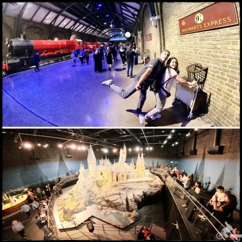 carro tren estacion estudios de Harry Potter en Londres