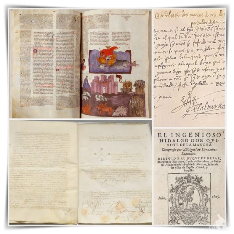 manuscritos de la biblioteca del palacio de Liria