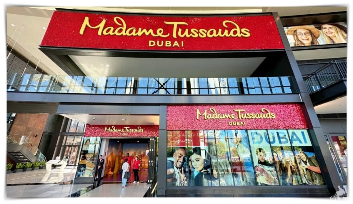 Entrada del museo Madame Tussauds de Dubai
