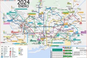 Mapa Metro Barcelona