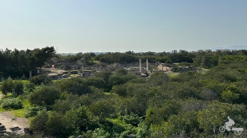 La villa romana de las ruinas de Salamis